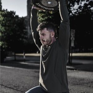 Barbell stealth hoodie like new size small